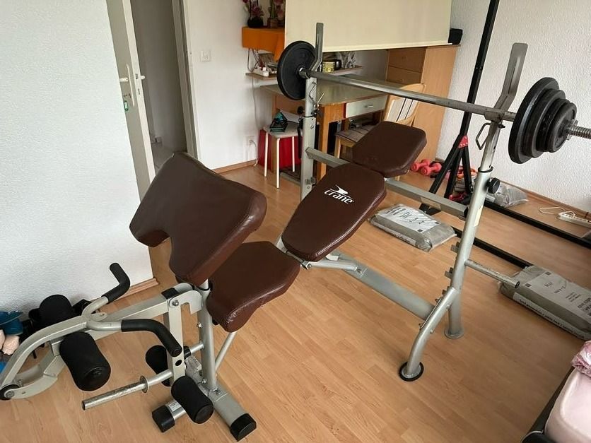 Laufband Für Zuhause Klappbar Art Sports Hantelbank Mit Ablage, Beincurler Und Butterfly In Hantelbank 4 Fach Klappbar