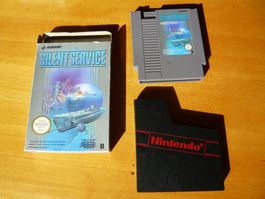 NES : Silent Service, avec Boîte en Bon état+ !