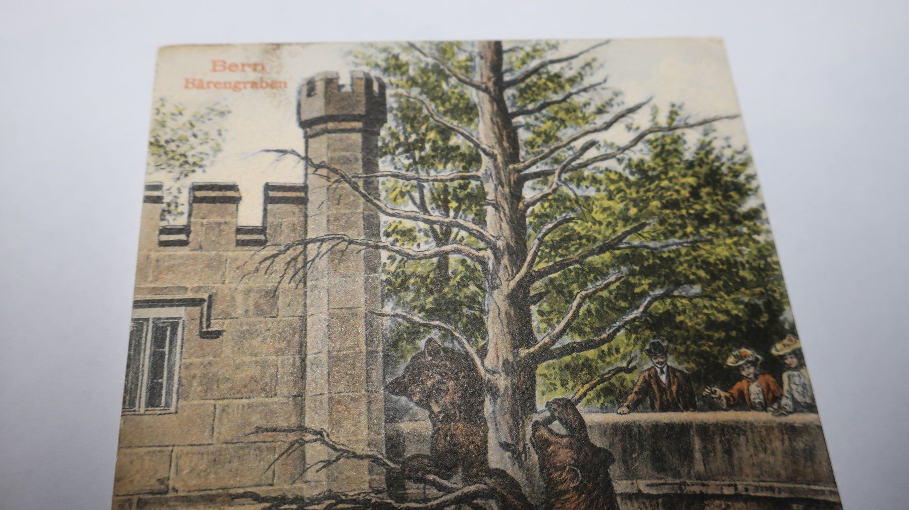 Ansichtskarten: Bern Bärengraben  1905 – Gebraucht aus Cormoret von Pascalll2001 2