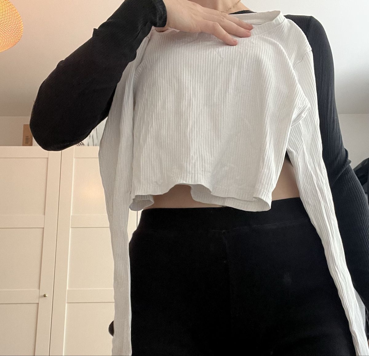 Monki T-shirt: monki longsleeves black & white – Nuovo (secondo la descrizione) da Bern venduto da lea_wf9x 1