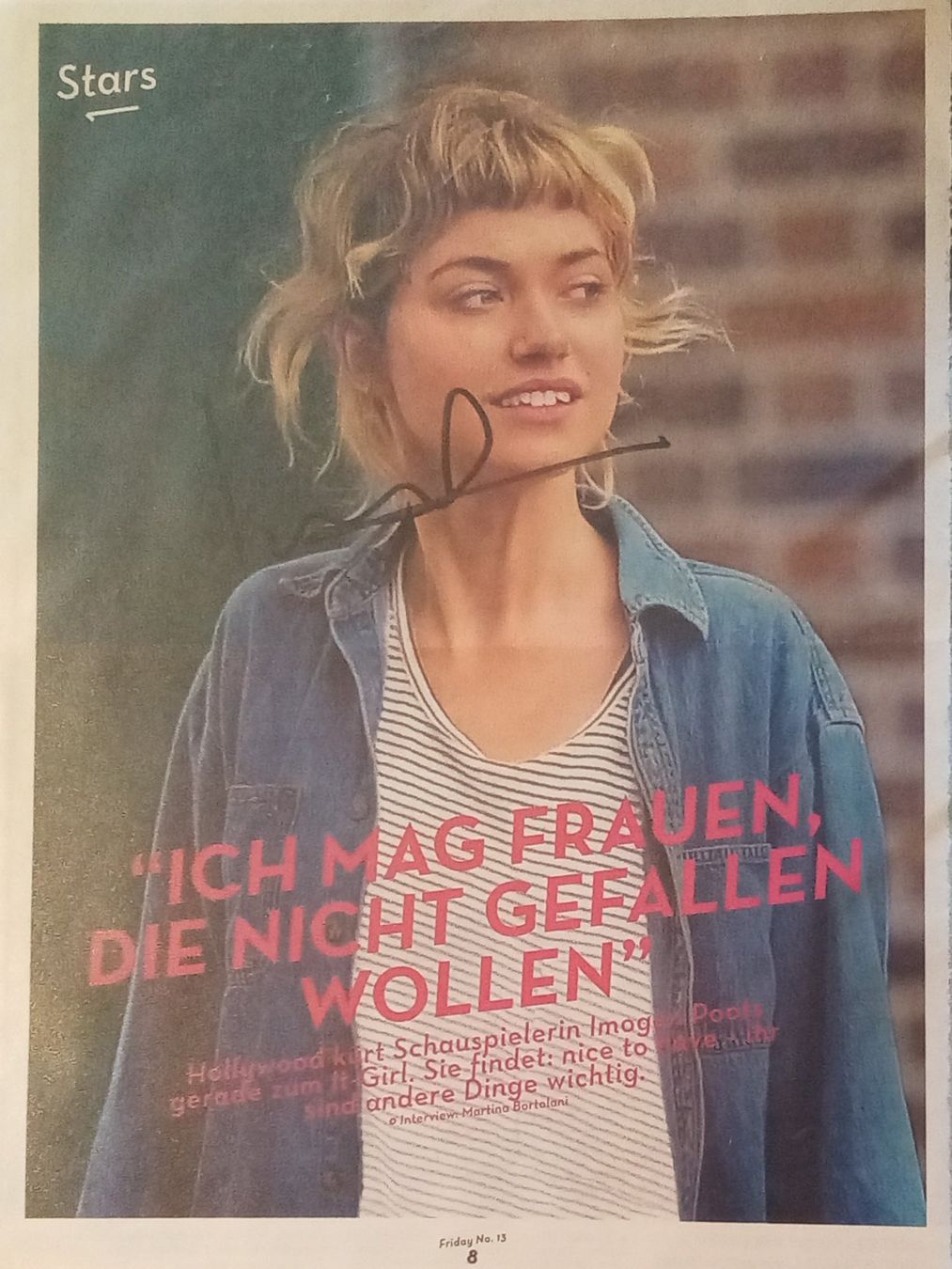 Autogramme: Imogen Poots Autogramm signiert Bild 20x30cm – Gebraucht aus Bischofszell von Gottselig