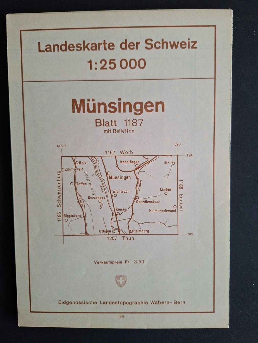 Cartes géographiques & atlas: Münsingen – D'occasion à Goldach par armando_r