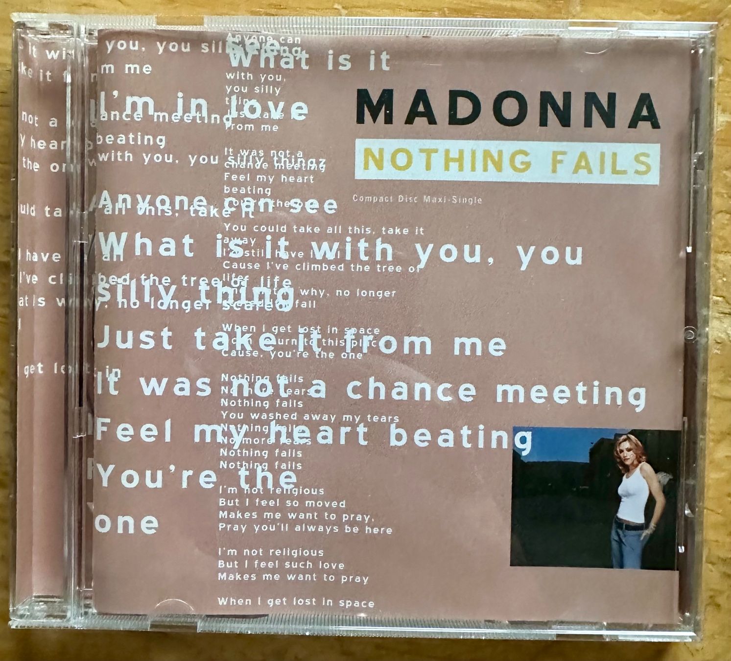 CD: Madonna Nothing Fails CD Maxi – Usato da Lausanne venduto da davzic
