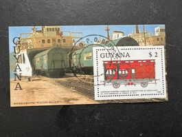 Guyana  1988 Guyana Railways    Block gestempelt (E264)