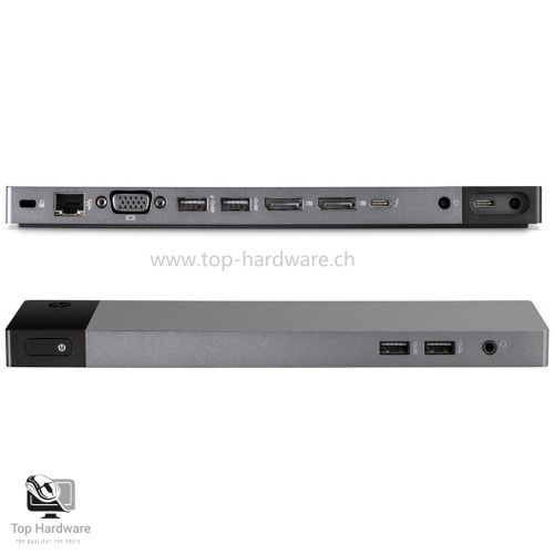 Hewlett Packard Dockingstation: HP Elite Thunderbolt 3 Dockingstation + Kabel, 65W Netzteil – Gebraucht aus Gränichen von Top-Hardware
