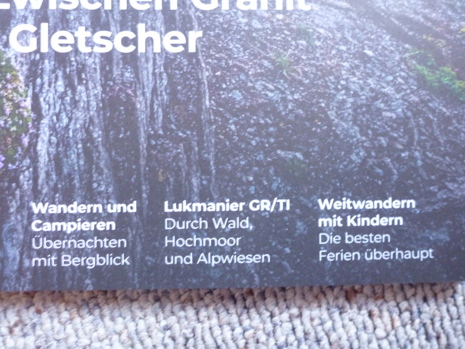Riviste & Magazine: "Das Wandern"; 2 Ausgaben – Usato da Sils im Domleschg venduto da Foeniculum 2