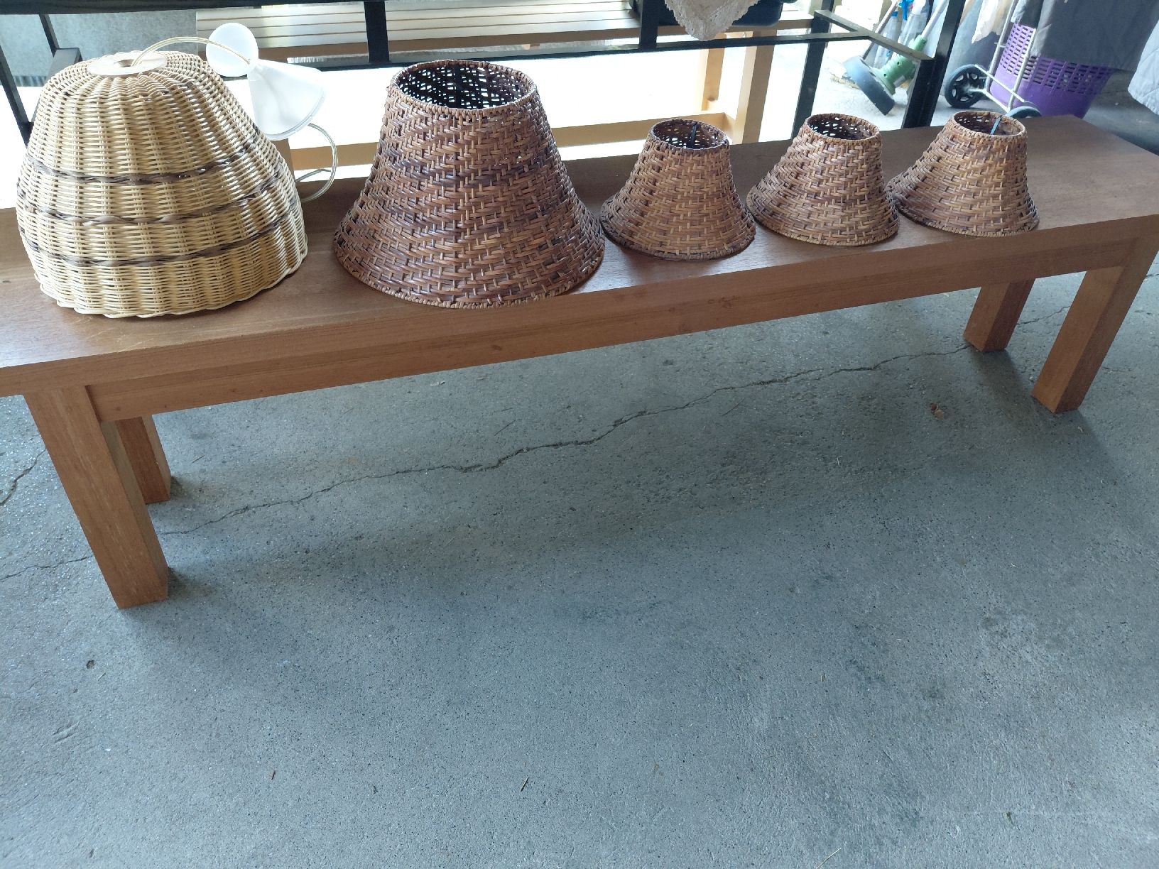 Paralumi: Rattanlampenschirme 5 stk – Usato da zuchwil venduto da parson65