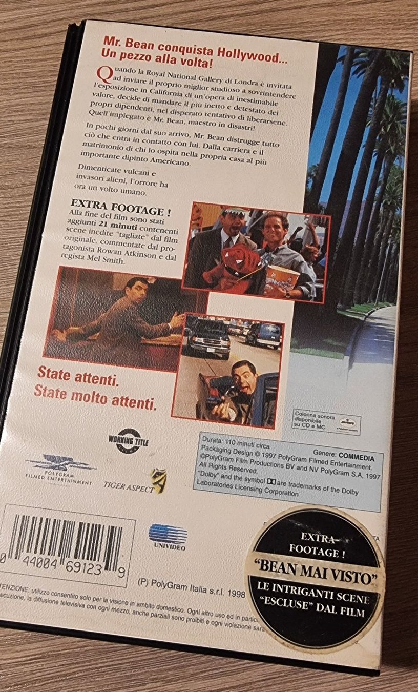 Tutti i VHS: Mr. Bean - L'ultima catastrofe - Videokassette - PolyGram – Usato da Wettingen venduto da JasminL92-2 2