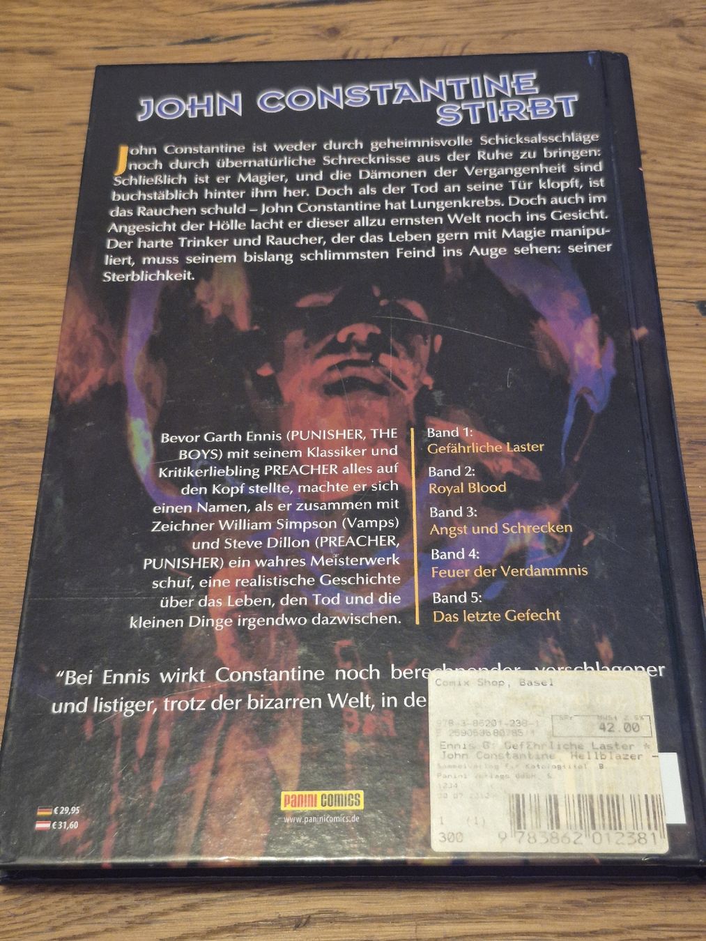 Fumetti: Hellblazer: Gefährliche Laster - Band 1, Comic - Garth Ennis – Usato da Oberembrach venduto da giu_7ksd 1
