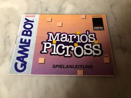 ANLEITUNG FÜR MARIOS PICROSS GAME BOY