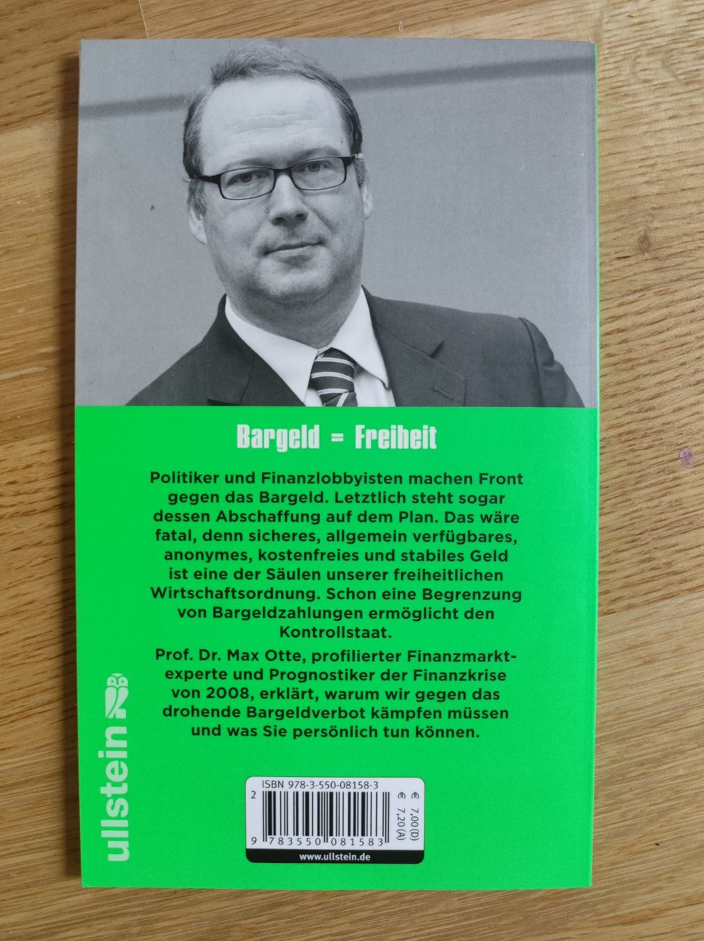 Bücher: Max Otte - Rettet unser Bargeld – Gebraucht aus Watt von MG_Products 1