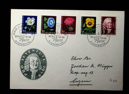 PRO JUVENTUTE FDC 1958. SBK 30.00 /T535