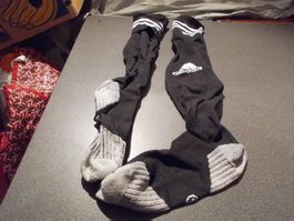 Fussballsocken Adidas, schwarz/grau