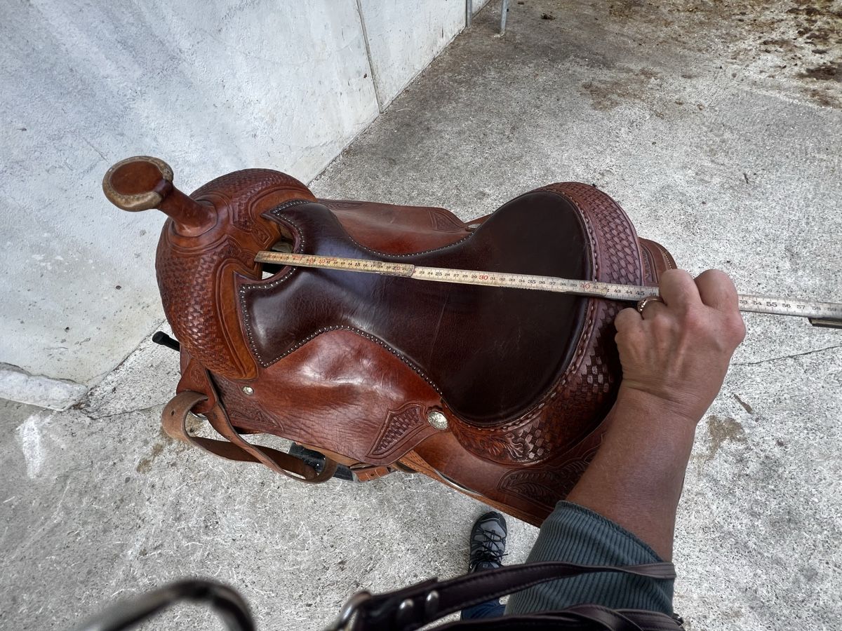 Selles, accessoires: Wunderschöner Reining Sattel  – D'occasion à Oerlingen par Lucaphil01 5