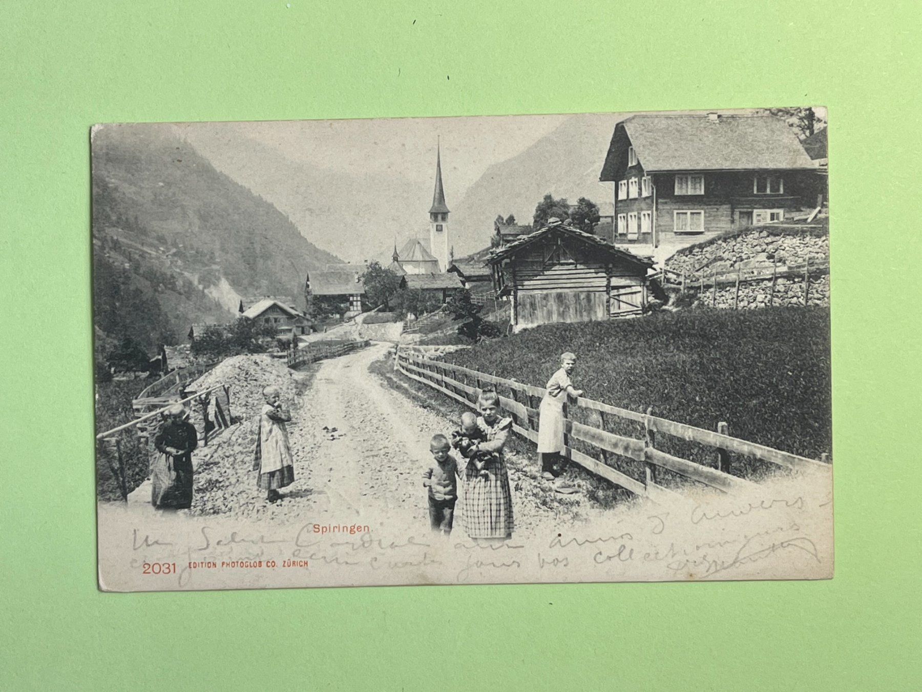 Ansichtskarten: Spiringen - vor 1903 – Gebraucht aus Steg VS von danwer74