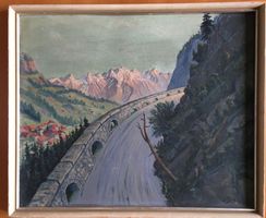 Joseph BIEL (1891-1943), Öl / Karton, Landschaft