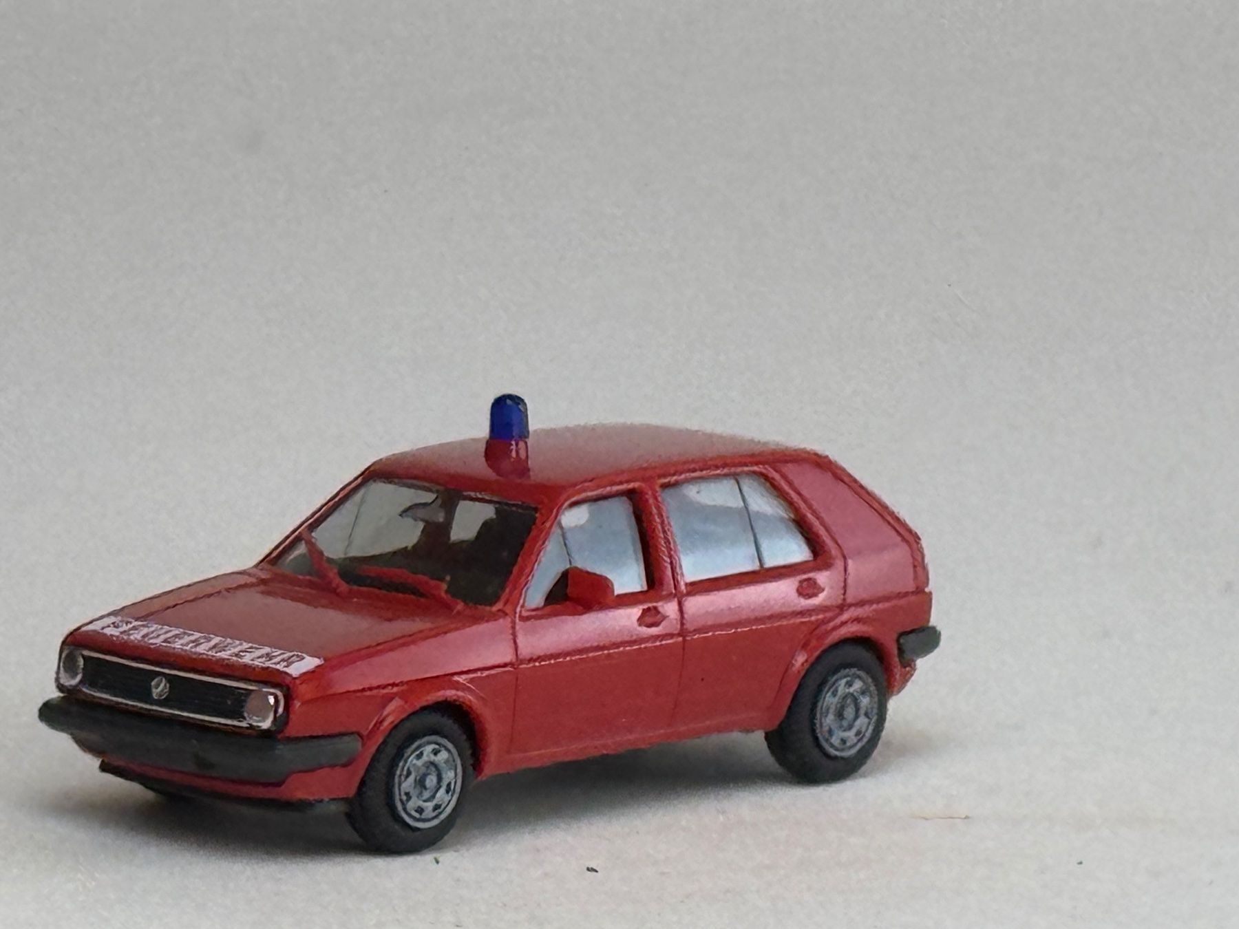 Herpa Modellini d'auto: VE1- Herpa VW Golf Feuerwehr – Usato da Elm venduto da Wikmtz