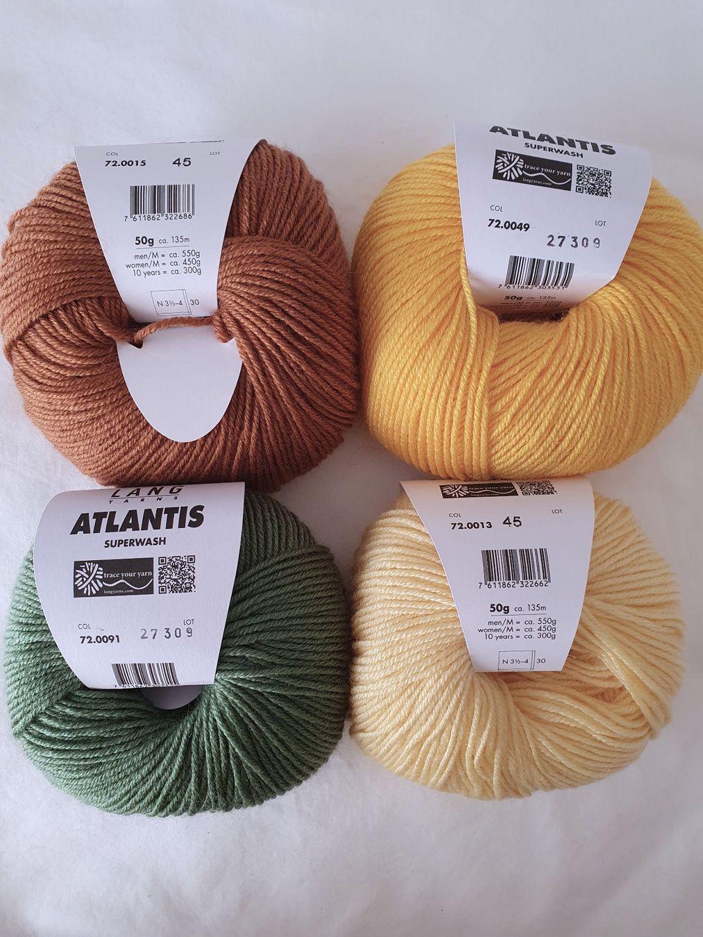 Lang Yarns Lana: 3.5*Atlantis Lang Yarns – Nuovo (secondo la descrizione) da Neunkirch venduto da M.Costa1 1