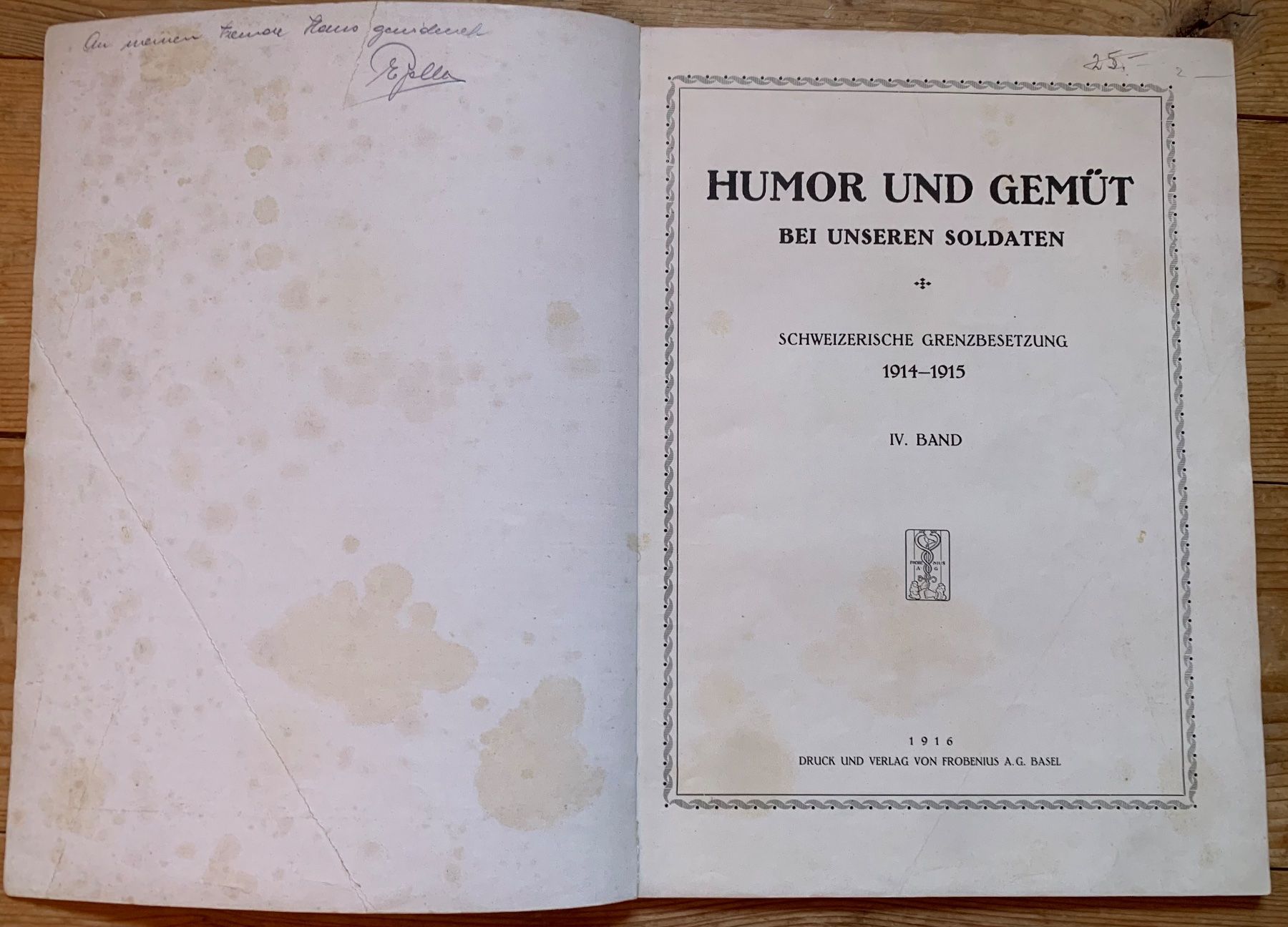 Livres: 5 Bücher der Schweizer Armee im 1.Weltkrieg – D'occasion à Goldingen par Bergler012 3