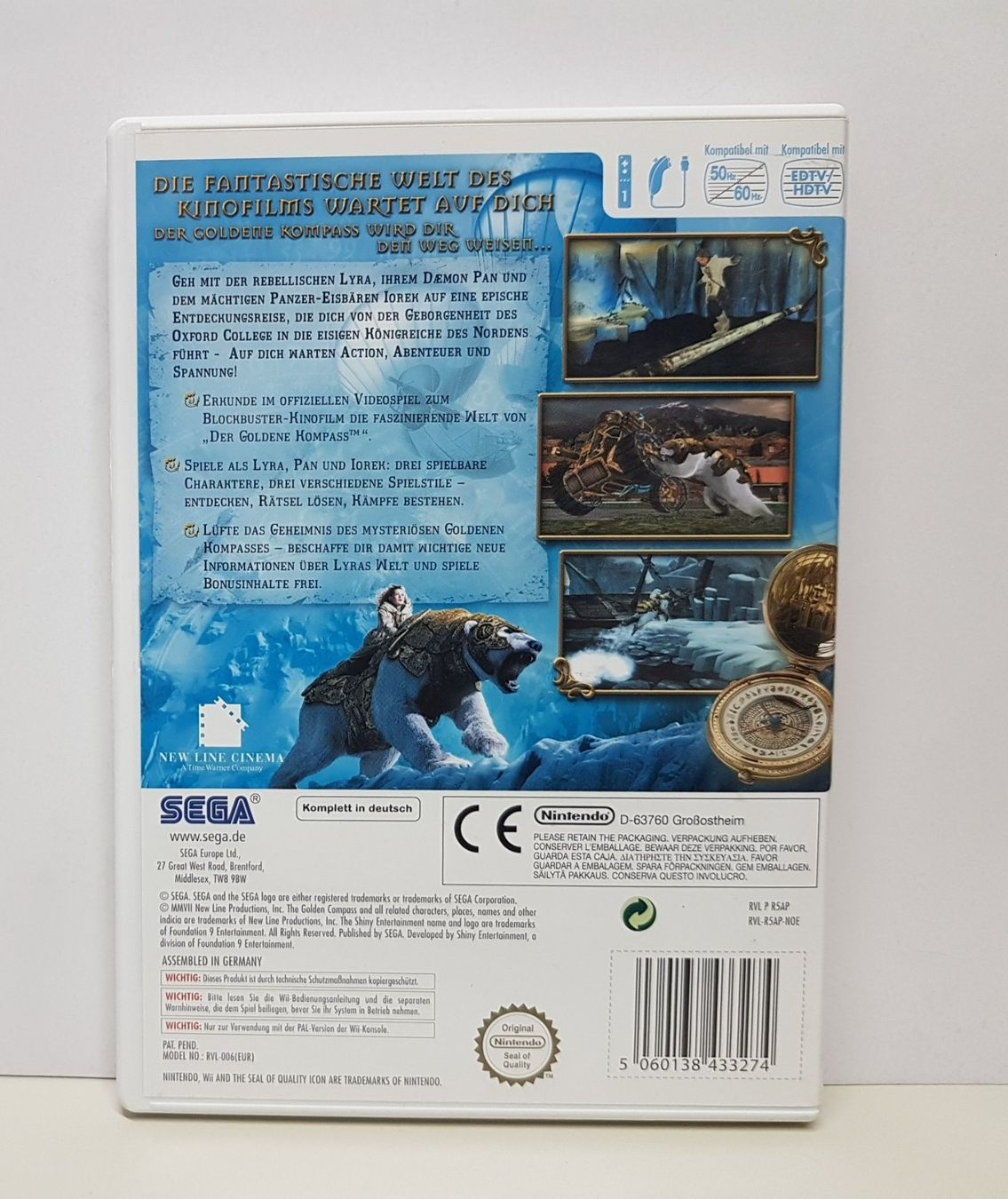 Nintendo Spiele: Der Goldene Kompass mit Eisbären Ioreh auf Abenteuer  Wii – Gebraucht aus Schüpfheim von Games_Spielkonsolen 2