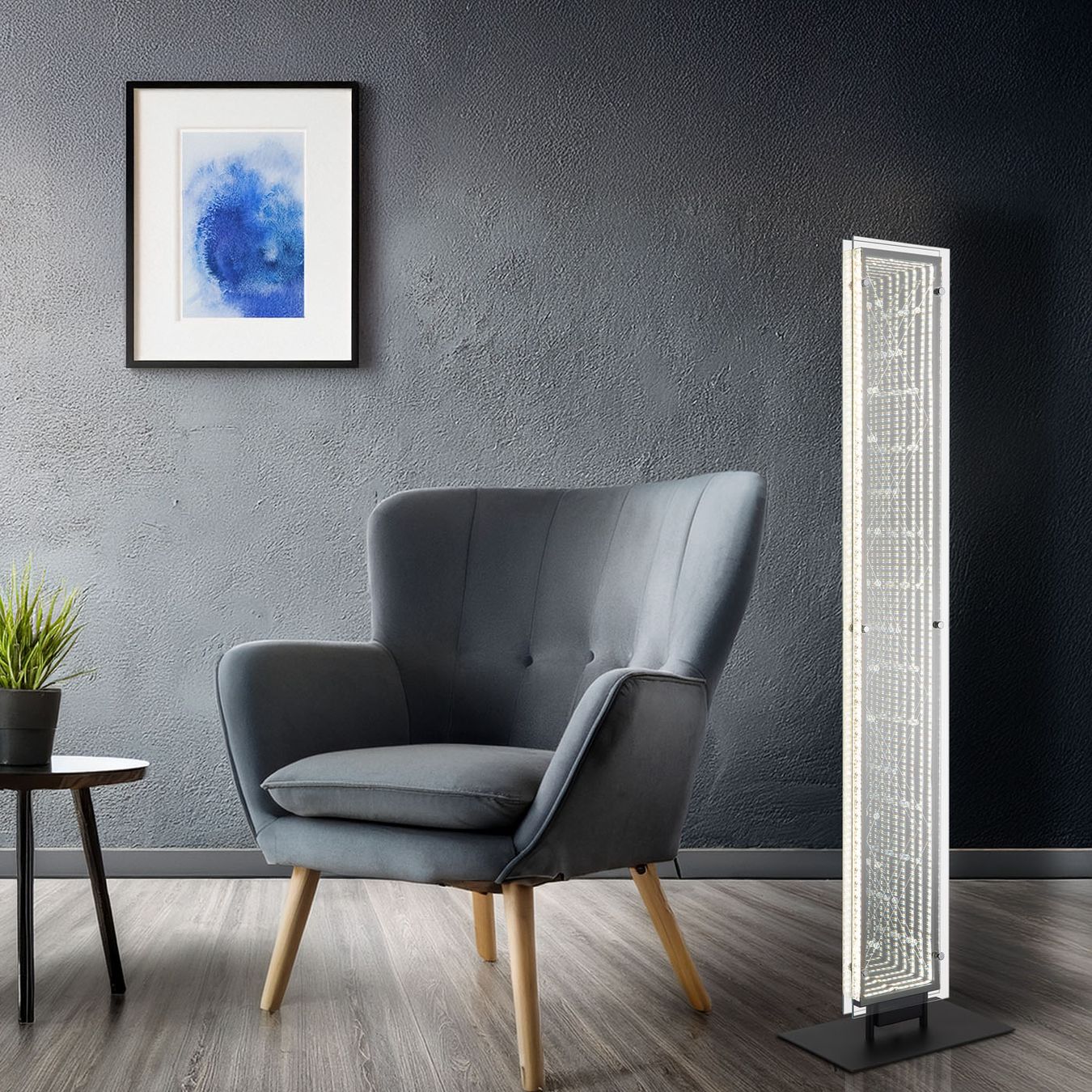Lampen: LED Stehleuchte, CCT, 117 cm Höhe – Neu (gemäss Beschreibung) aus Kreuzlingen von Smart-Light 1