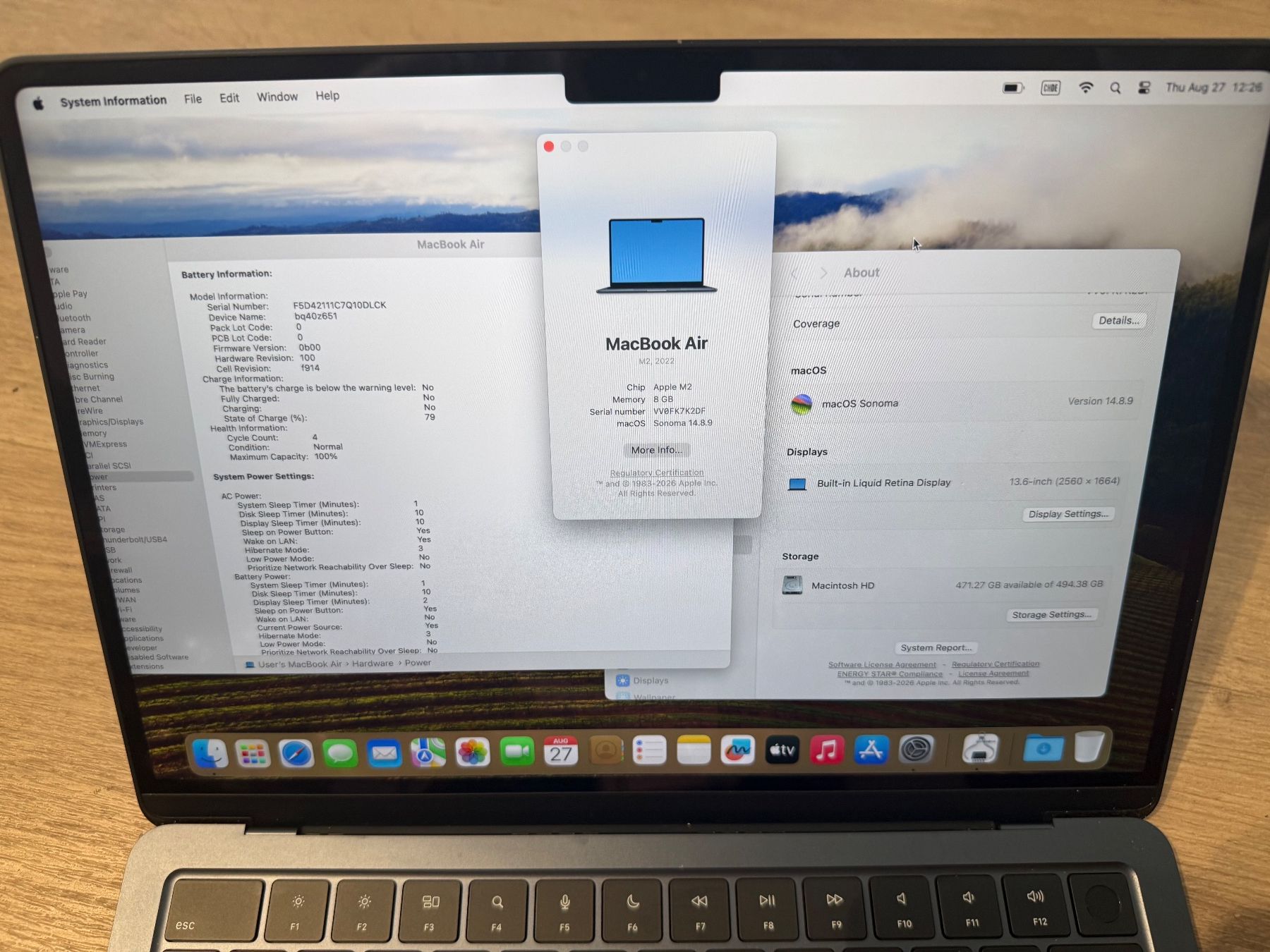 Apple Notebooks: MacBook Air M2 – Gebraucht aus Siebnen von icrservicesolutions 2