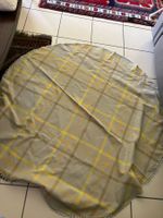 Tovaglia rotonda a quadretti 140 cm diametro