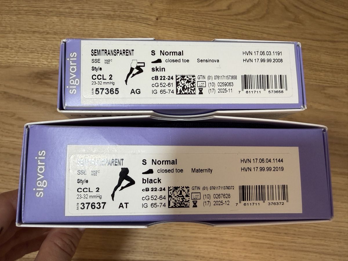 Sigvaris Collants: 2x Sigvaris Damen Strümpfe S Normal – D'occasion à Liestal par dani_sale 1
