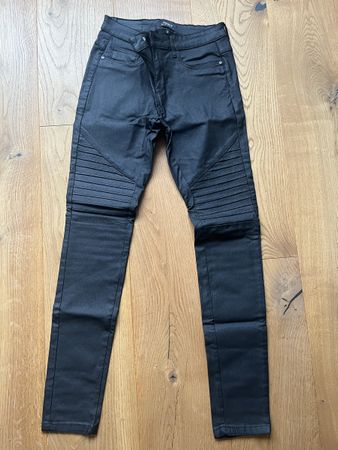 Only Hose, Lederhosen Imitat Gr. M schwarz