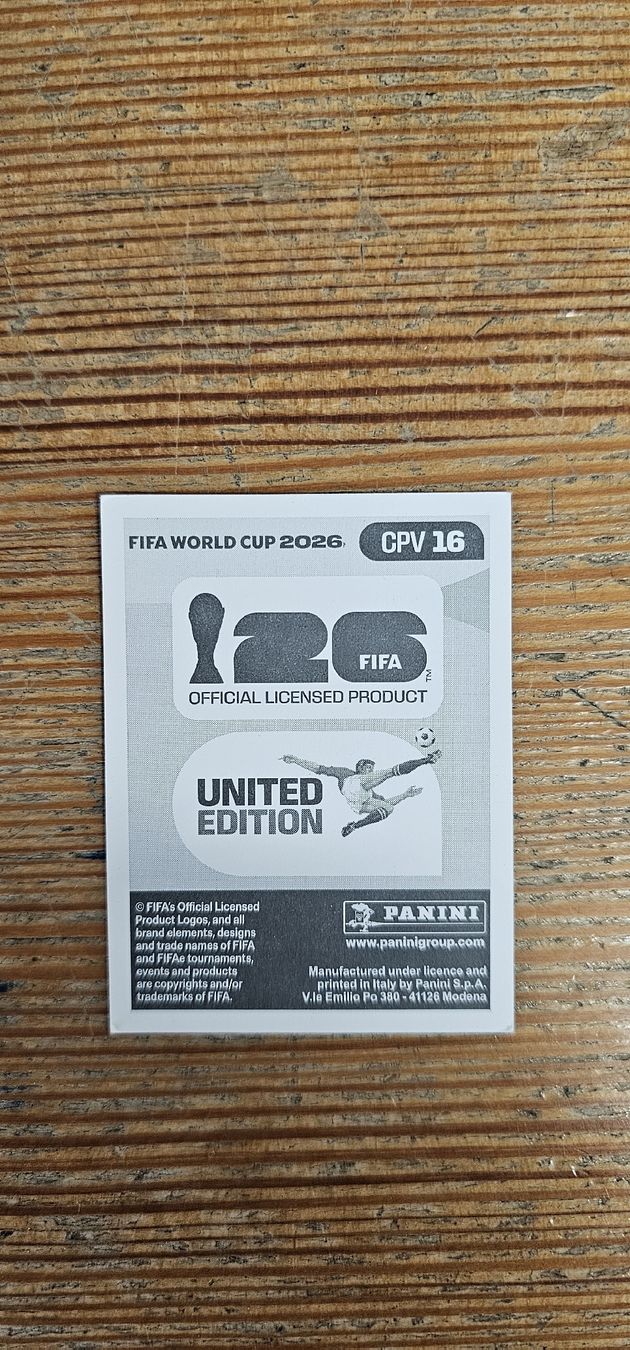 Panini Cartes à collectionner: Fifa World Cup Panini CPV 16 – Neuf avec emballage d'origine à Biel VS par volcom8702 1