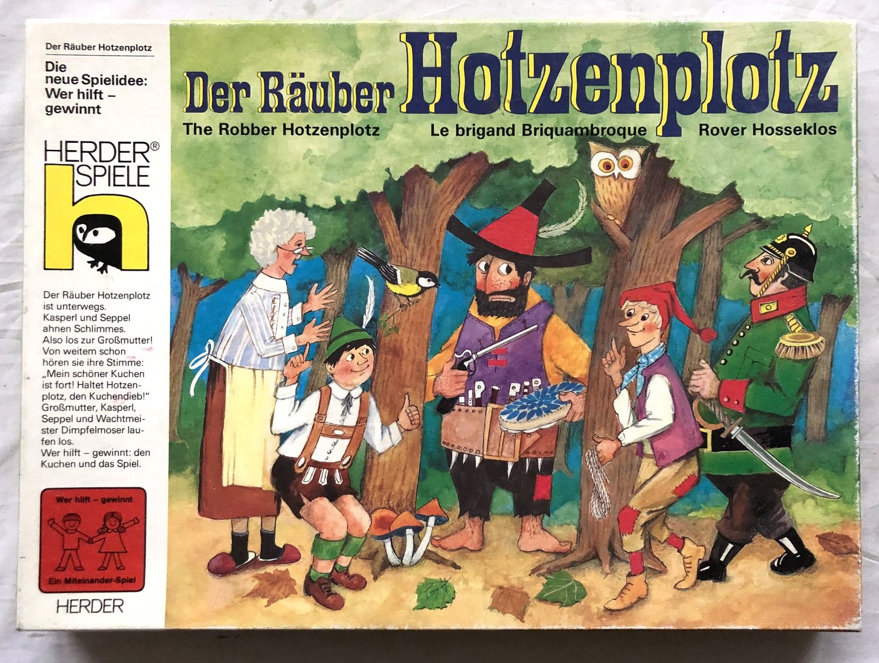 Giochi: Der Räuber Hotzenplotz - Brettspiel - Herder Spiele – Usato da Schaffhausen venduto da durruti