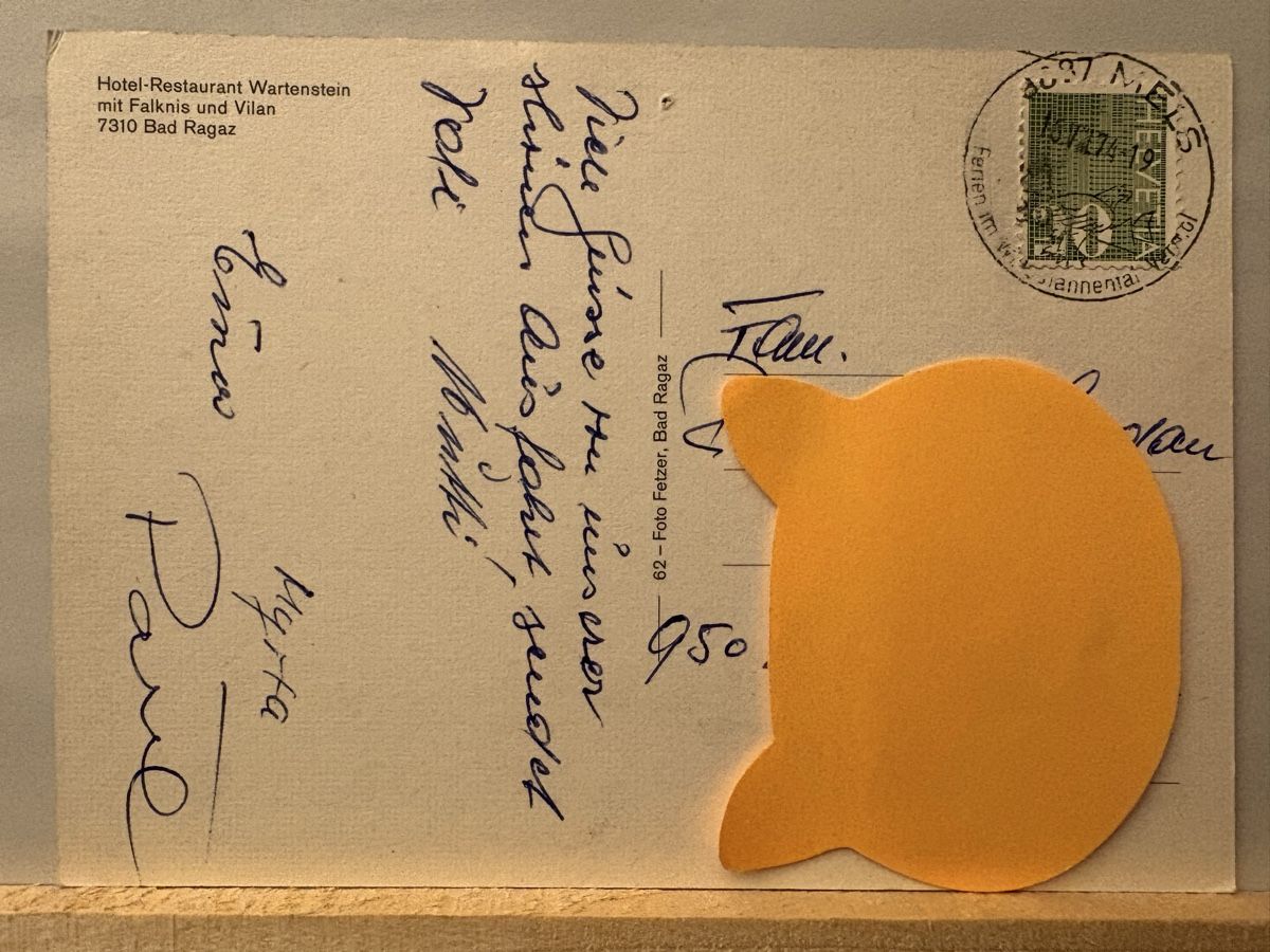 Cartoline postali: AK von Hotel Wartenstein / Bad Ragaz – Usato da Rümlang venduto da Kartenpost1 1