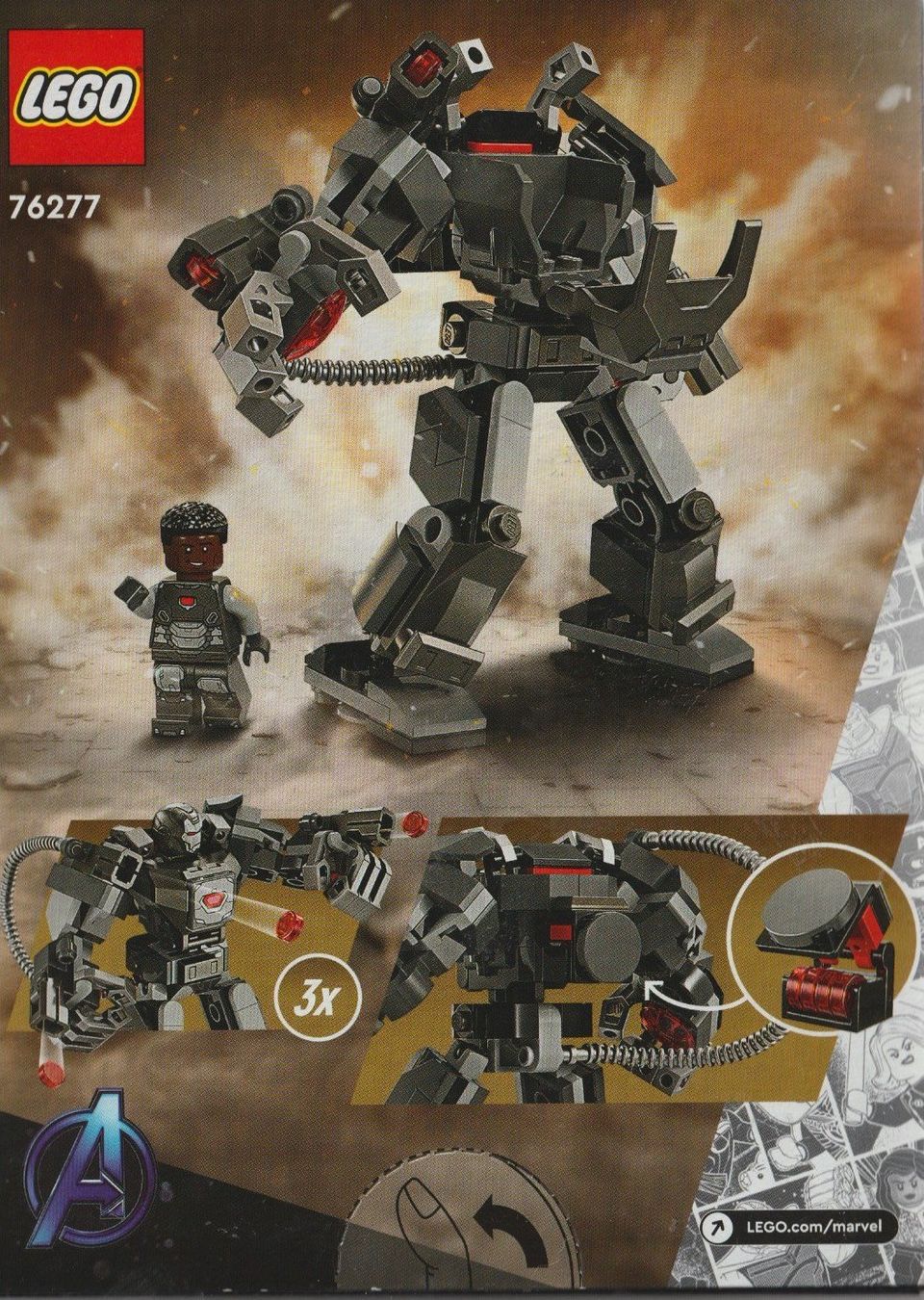 Lego Kit di costruzioni: LEGO SUPER HEROES 76277 MARVEL WAR MACHINE MECH ARMOUR – Nuovo e nell'imballaggio originale da Vezia venduto da Aquarius_Age 1
