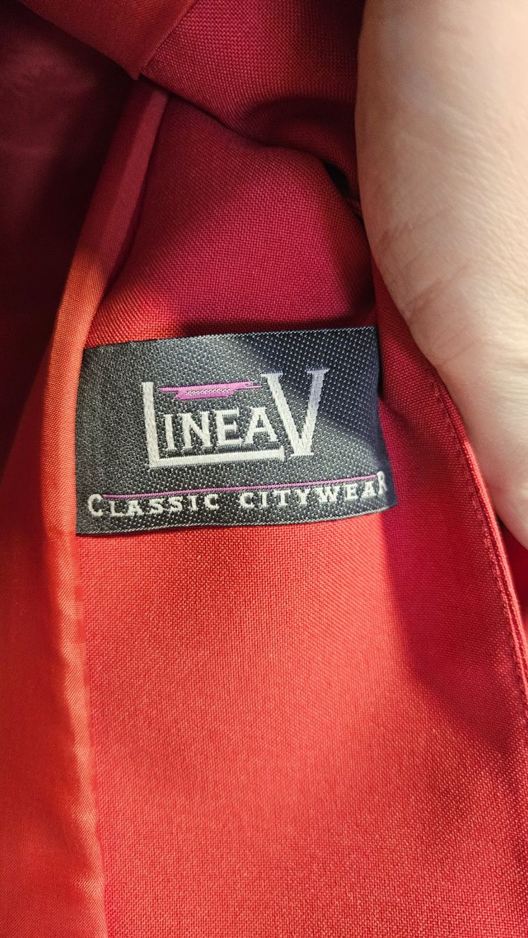 Jacken: Blazer rosso poliestere tg.42 LineaV – Gebraucht aus Melano von H-Sara 3
