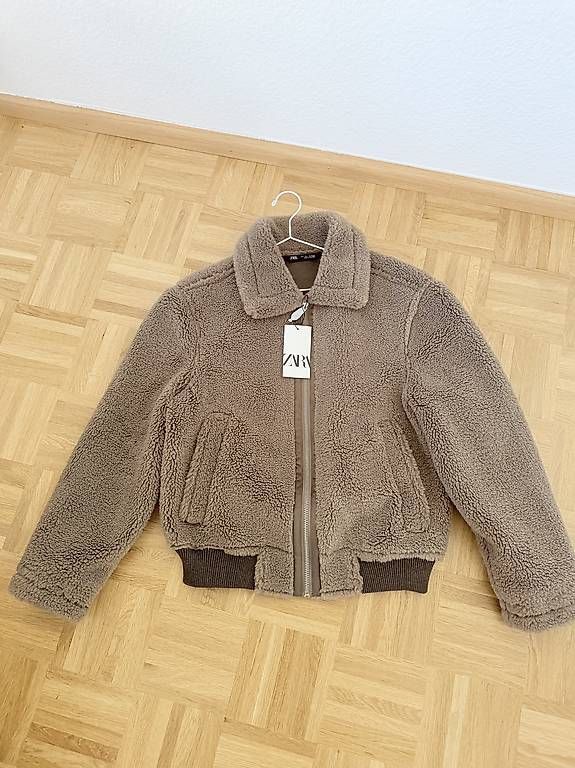 Jacken: Teddy Jacke Braun – Gebraucht aus Basel von alu_l9s8 1