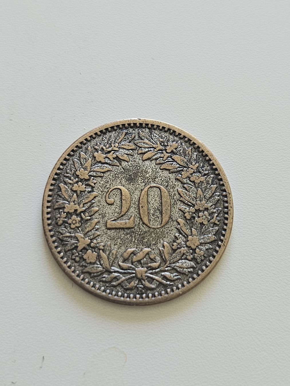Tutti le monete: 20 Rappen 1859 – Usato da Pfäffikon ZH venduto da Melibol 1