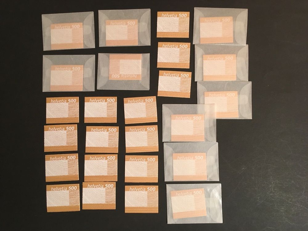 1,95 Briefmarken - 100 Stück in Bogen Matrixcode