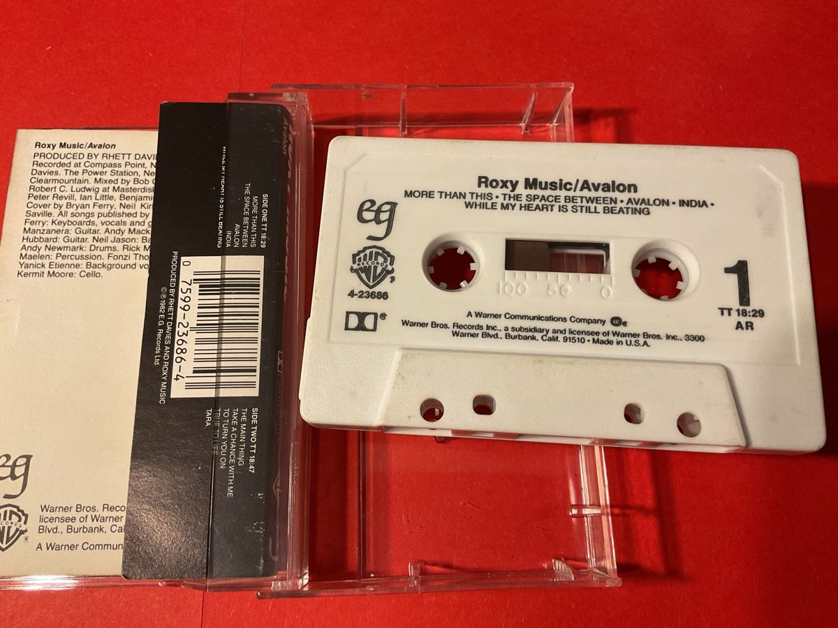 Musicassette: Roxy Music Avalon Kassette Top Zustand – Usato da Steinach venduto da Quarkie 1