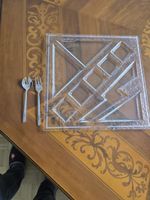Dessertteller ARTEFACTUM 20 cm inkl. Löffel & Gabel
