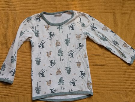 Bluse,  Merino-Viskose, Joha, 110 cm