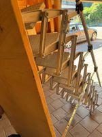 Scherentreppe / Auszugstreppe, Handlauf Aluminium, Columbus
