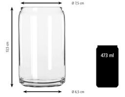 Trinkglas ; Longdrinkglas, 470ml, Glas, transparent, 6 Stück