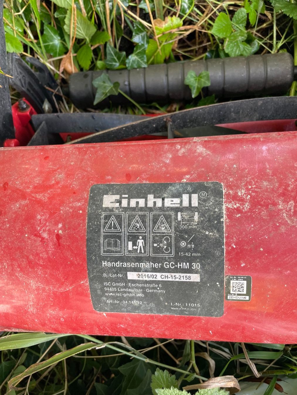 Einhell Rasenmäher: Einhell Handrasenmäher – Gebraucht aus Eptingen von Bio 1