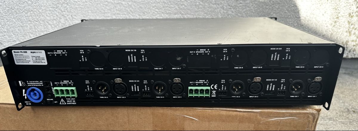 Amplificatori: Ib PA 4400. 4 Channel ClassD Amplifier. – Usato da Zürich venduto da deftwow 6