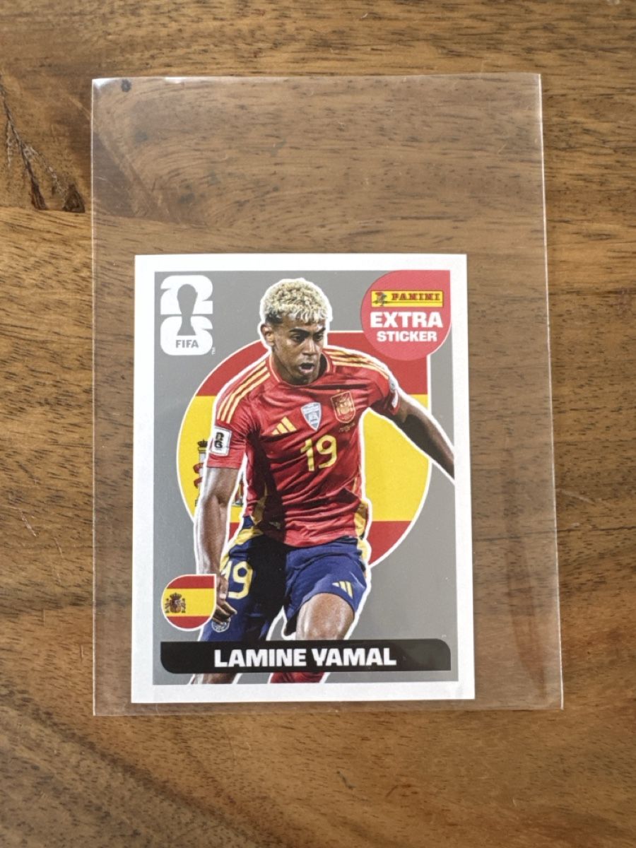 Panini Carte collezionabili: WM 2026 Panini - Extra Sticker - Lamine Yamal - Silver – Nuovo (secondo la descrizione) da Pfaffhausen venduto da topitopi