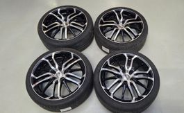Radsatz Skoda Fabia mit Alufelgen 5X112 ET 35