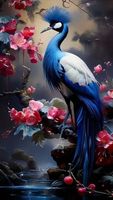 Diamond Painting Pfau-3-40x80-825