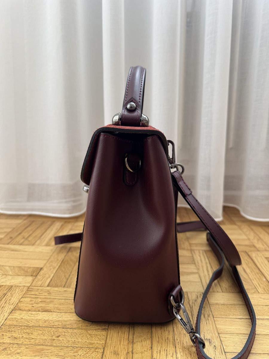 Borse da donna: Lederrucksack/Handtasche aus Leder – Nuovo (secondo la descrizione) da Dietikon venduto da and_nw92 3