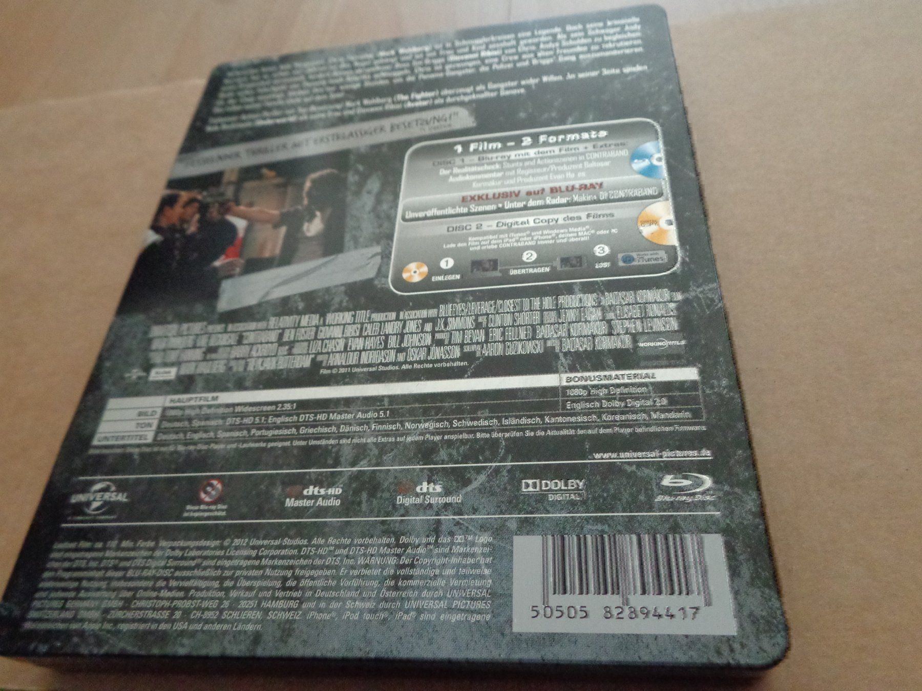 Tutti i DVDs: Contraband BLU-RAY STEELBOOK – Usato da Olten venduto da Disc-Ausverkauf 2