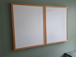 kombinierte Wandtafel / Whiteboard magnetisch von Pastorini